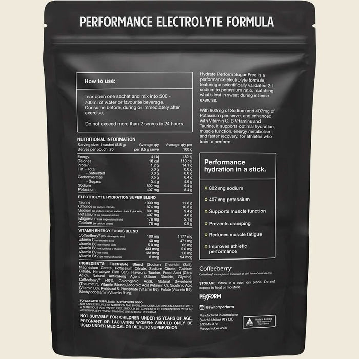 Hydrate Perform - Kiwi Watermelon - 20 Sticks - LYTES