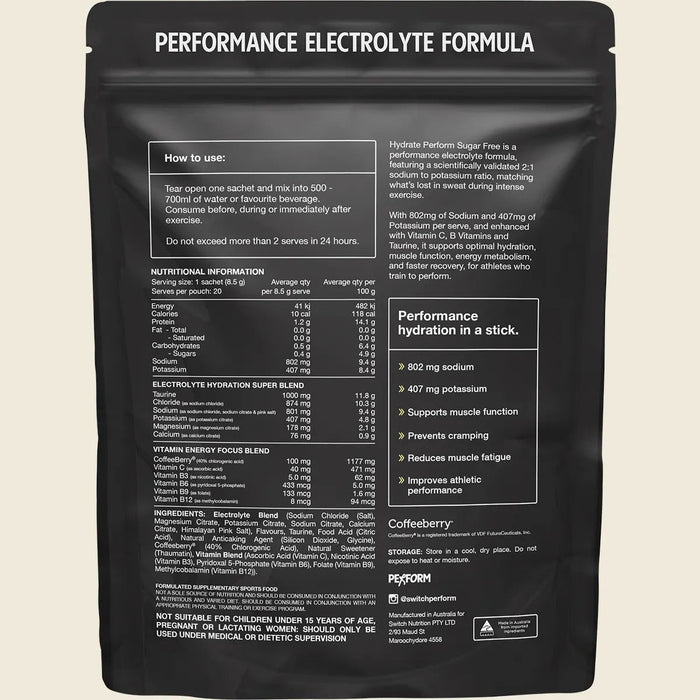 Hydrate Perform - Kiwi Watermelon - 20 Sticks - LYTES