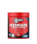 BSc Supplements Hydrate - Salty Blue Raspberry - 50 serves electrolyte drink from Drinks, Electrolytes, Low Carb collections