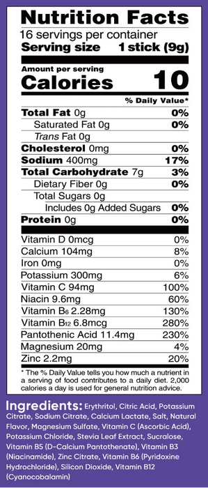 Hydration Boost - Grape - 16 Sticks