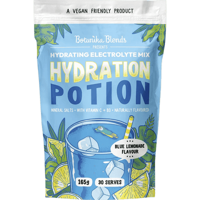 Hydration Potion Blue Lemonade - 165g by Botanika Blends, functional electrolyte mix from Drinks, Electrolytes, New Arrivals collections