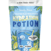 Packaging of Botanika Blends Hydration Potion with blue and green design on a white background