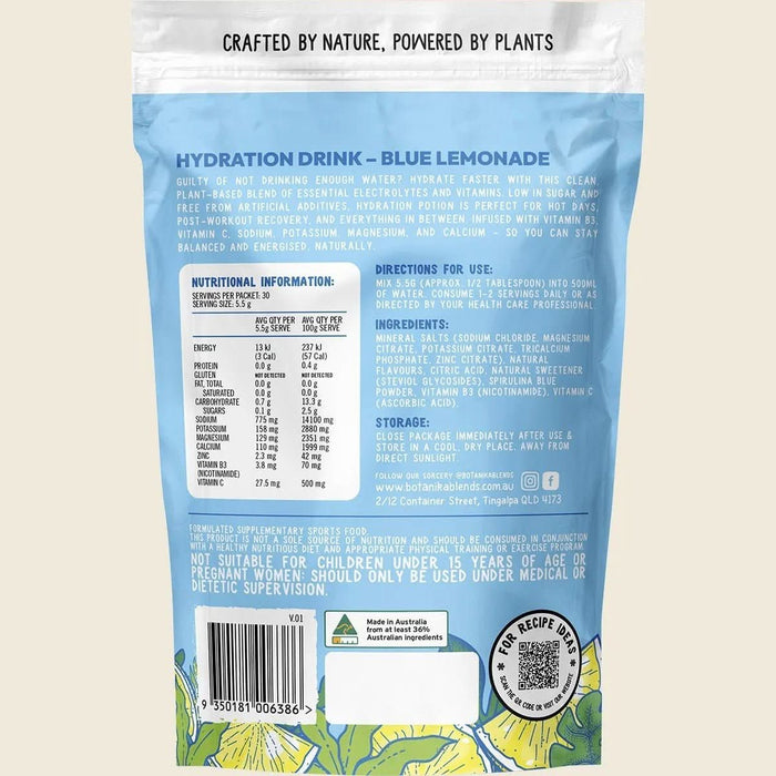 Hydration Potion Blue Lemonade - 165g - LYTES