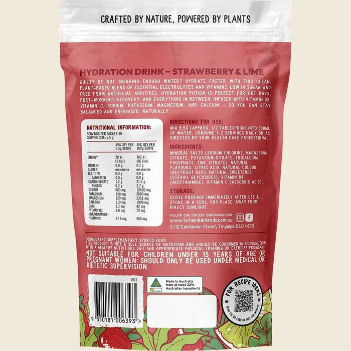 Hydration Potion Strawberry Lime - 165g - LYTES