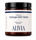Alivia Hydrogen Bath Tablets - 60pk in amber jar with white label from New Arrivals and Body Salt collections