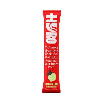 Hyro Single Stick hydrating electrolyte drink mix in lemon and lime flavor from Hyro functional low carb collection.