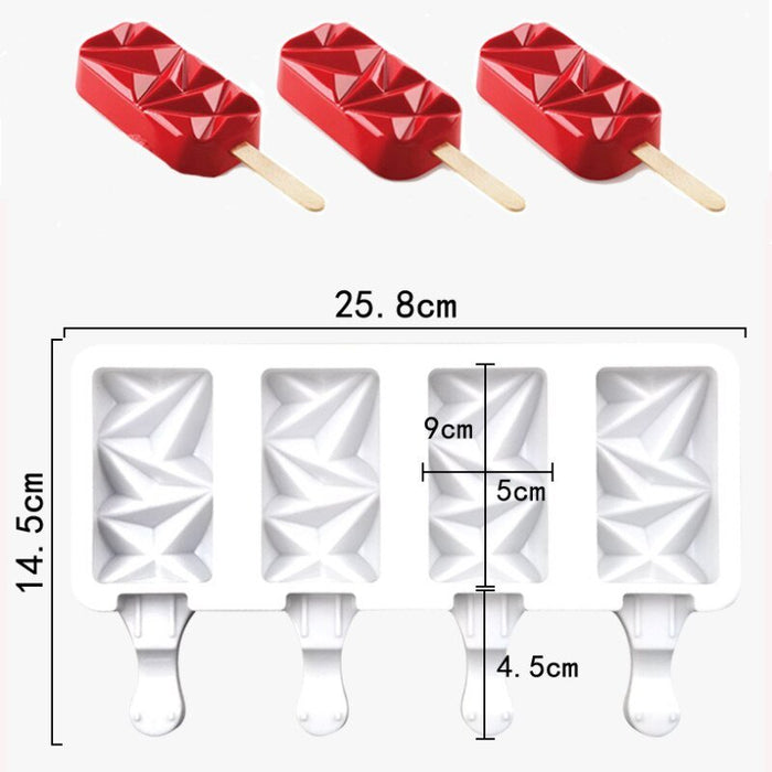 Ice Cream / Popsicle Mould - Large Diamond - Yo Keto