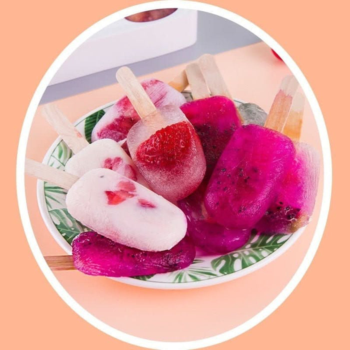 Ice Cream/Popsicle Mould - Large Ellipse + 50 Sticks - LYTES