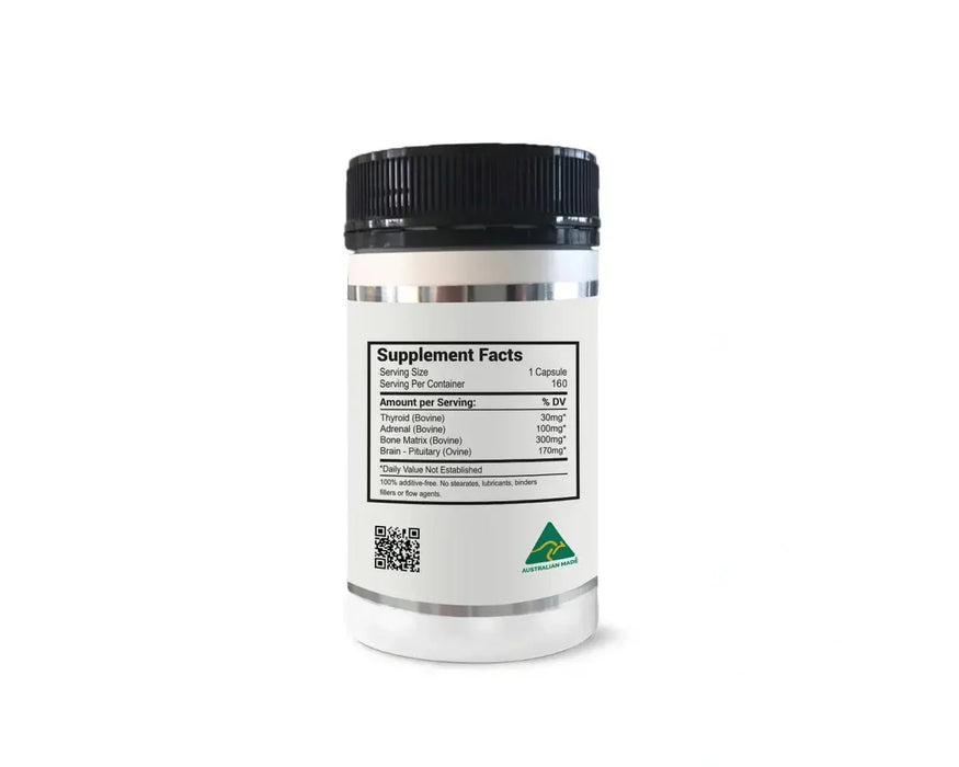 Back label of IGNITE - Support for Metabolic Health - 160 Capsules by NXGEN Wholefoods with supplement facts and Australian made logo visible