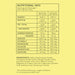 Nutritional info and ingredients for Tropical – Caffeinated Energy Gel - 6 Sachets by Sunday Salt, Drinks and Electrolytes.