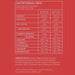 Strawberry – Caffeine-Free Energy Gel - 50g nutritional label by Sunday Salt from Drinks Electrolytes Functional OOS collections