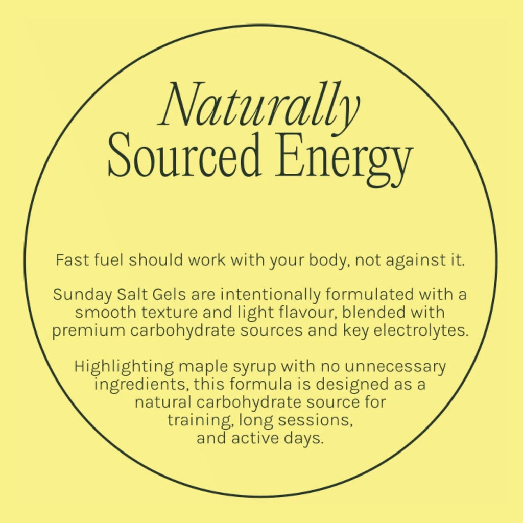 Naturally Sourced Energy with Sunday Salt Tropical – Caffeinated Energy Gel - 6 Sachets in Drinks and Electrolytes collections.