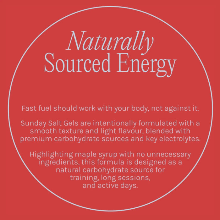Strawberry – Caffeine-Free Energy Gel - 50g by Sunday Salt promotes natural energy with smooth texture in Drinks, Electrolytes, Functional.