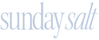 Sunday Salt logo in soft blue, representing the brand behind Strawberry – Caffeine-Free Energy Gel - 50g in Drinks and Electrolytes collections.