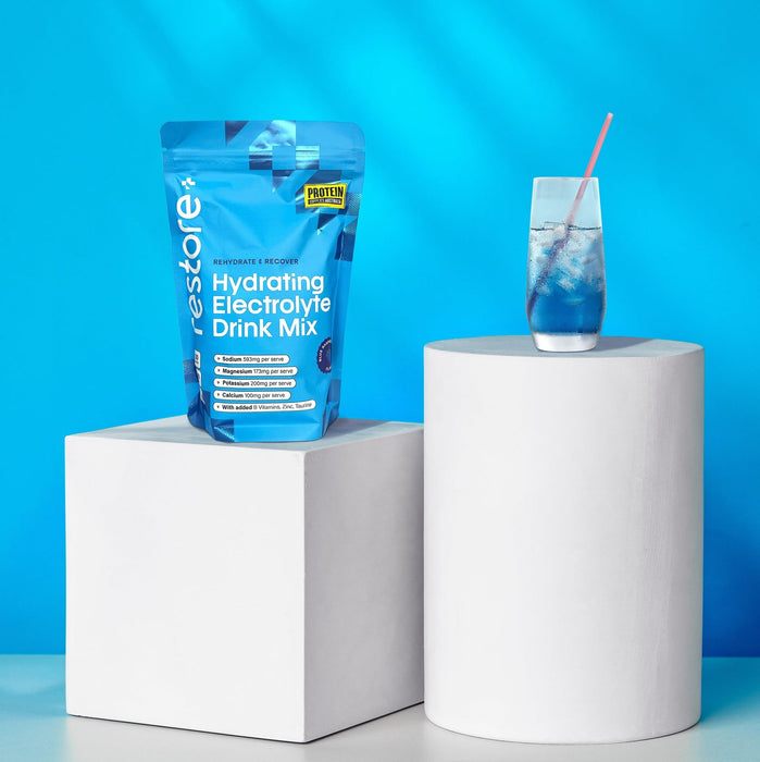 Restore Electrolyte Drink Mix Blue Raspberry 240g