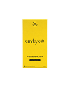 Sunday Salt Tropical – Caffeinated Energy Gel - 6 Sachets in bright yellow box from Drinks, Electrolytes, OOS, Functional collections