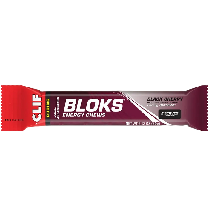 Bloks Energy Chews Black Cherry 50mg Caffeine - 60g