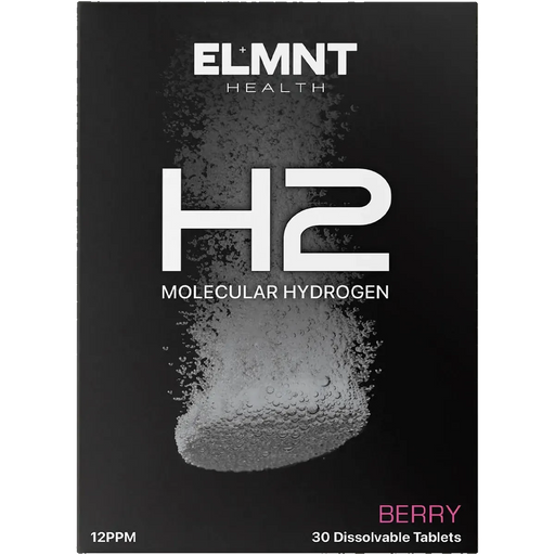 H2 Molecular Hydrogen Water Tablets Berry - 30pk by ELMNT, new arrival in Dirty Keto, Low Carb, Sale, Deals collections