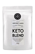 Ancient Lakes Keto Blend - 425g electrolyte powder in white resealable pouch for low-carb and fasting support