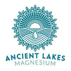Ancient Lakes logo with stylized sun, water drop, and waves symbolizing purity and natural magnesium for Keto Blend - 425g