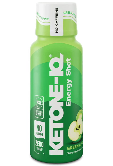 Ketone-IQ - Energy Shot - Green Apple - Caffeine Free - 59ml x 6 by HVMN in Low Carb and Exogenous Ketones collections