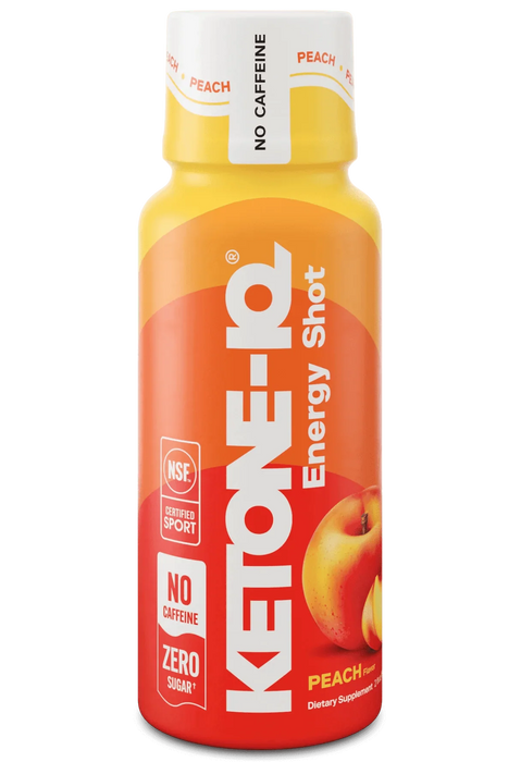 Ketone - IQ - Energy Shot - Peach - Caffeine Free - 6 x 59mL - LYTES