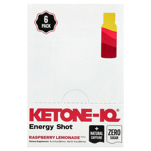 Ketone - IQ - Energy Shot - Raspberry Lemonade - 6 x 59mL - LYTES