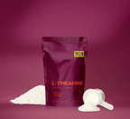 L-Theanine - 100% Pure - 100g powder by Protein Supplies Australia with scoop, for focus and relaxation