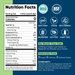 Nutrition facts for Lemon Lime Electrolyte Drink Mix - 30 Sticks by Venture Pal, highlighting vitamins and minerals.