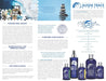 Lemon Lime Electrolyte Drops - 60ml packaging and informational brochure by Aussie Trace Minerals with product benefits.