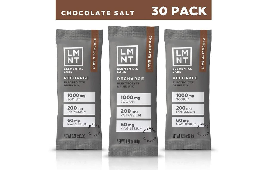 LMNT Chocolate Salt Electrolyte Mix - 30 Ct - LYTES