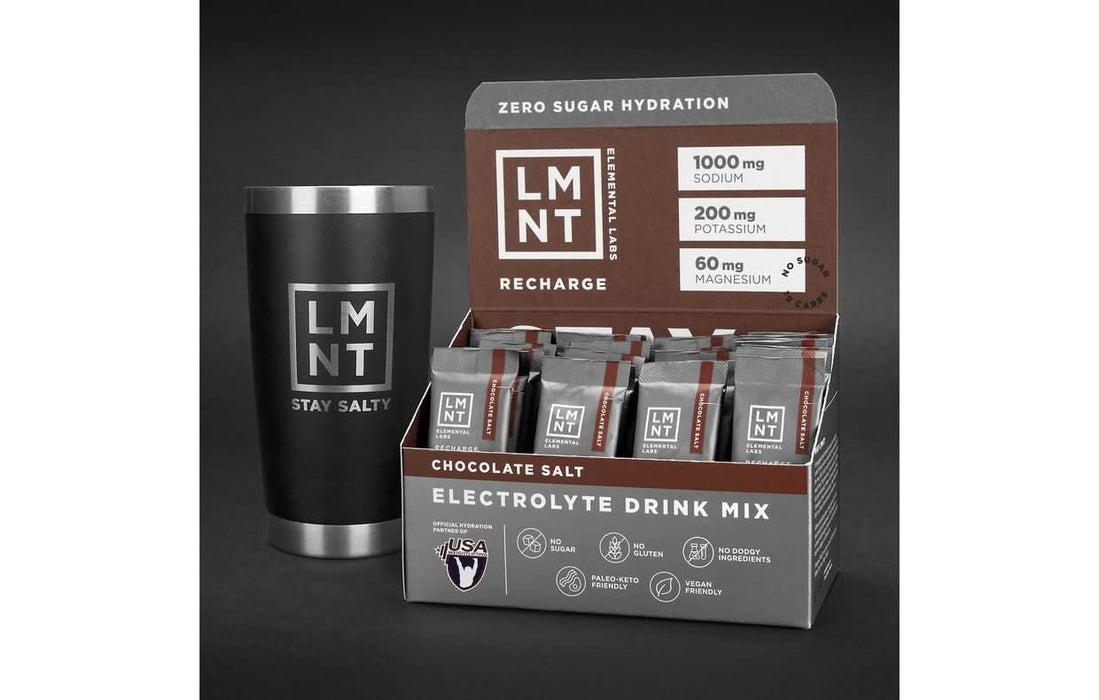 LMNT Chocolate Salt Electrolyte Mix - 30 Ct - LYTES