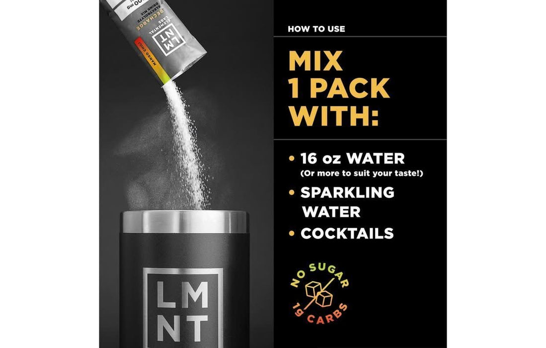 LMNT Mango Chilli Electrolyte Mix - 30 Ct - LYTES