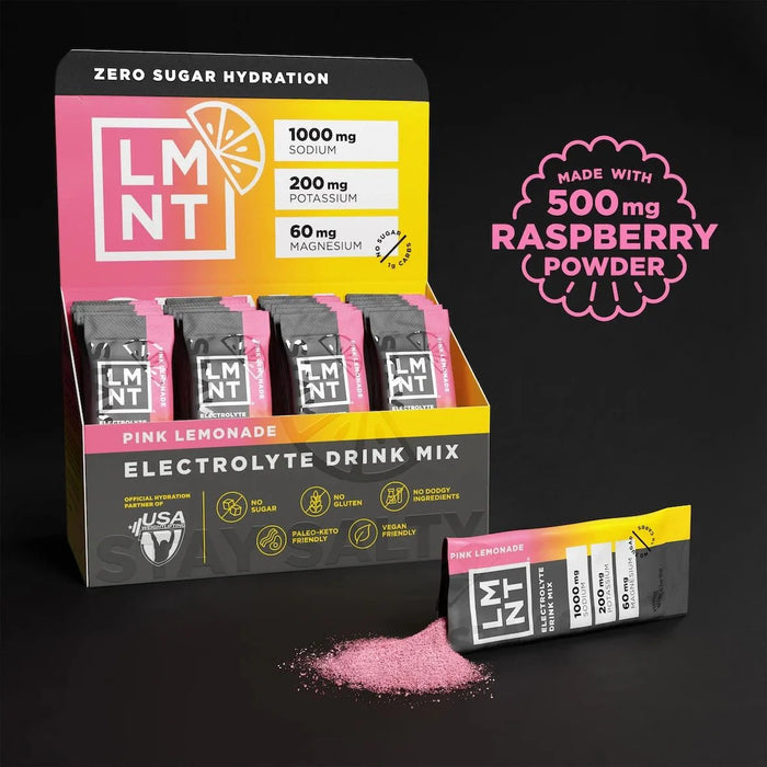 LMNT Pink Lemonade Salt Electrolyte Mix - 30 Ct