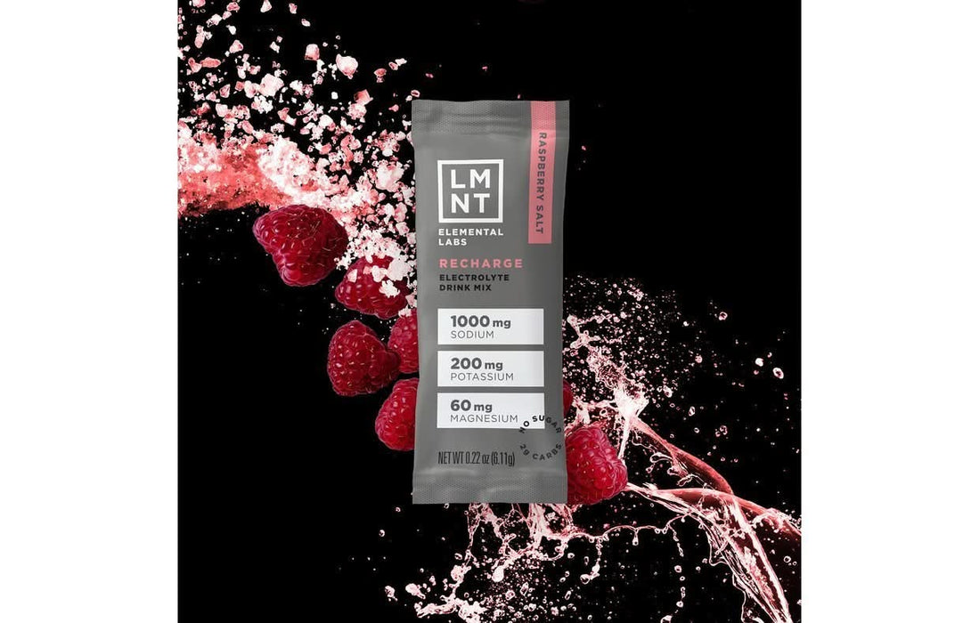 LMNT Raspberry Salt Electrolyte Mix - 30 Ct - LYTES