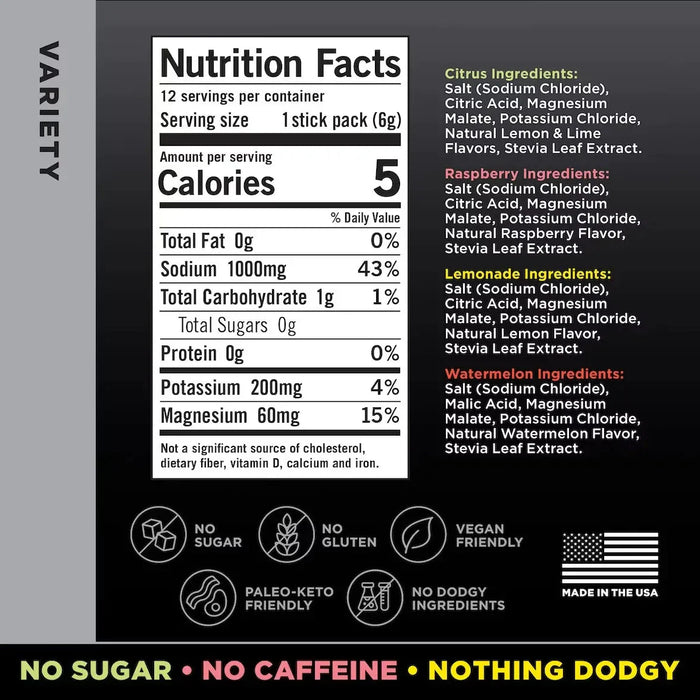 LMNT Variety Pack - 12 Ct