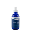 Trace Minerals Low Sodium Mega-Mag - 400mg - 118ml dietary supplement in blue dropper bottle packaging