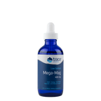 Trace Minerals Low Sodium Mega-Mag - 400mg - 118ml dietary supplement in blue dropper bottle packaging