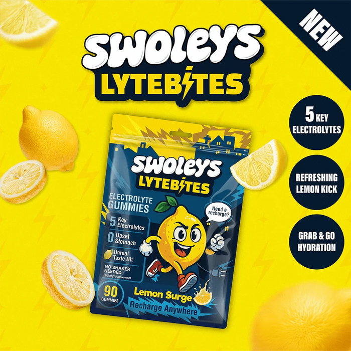 LyteBites - Electrolyte Gummies - Lemon Surge - LYTES