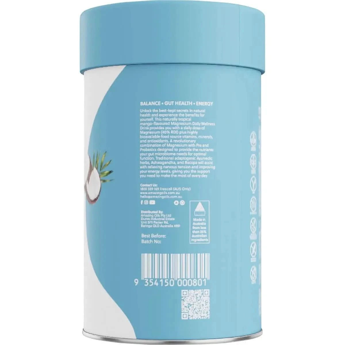 Magnesium Daily Wellness Drink - Tropical Mango - 200g - LYTES