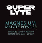 Magnesium Malate Powder - 400g by SUPER LYTE, sold at LYTES Australia
