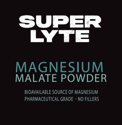 Magnesium Malate Powder - 400g by SUPER LYTE, sold at LYTES Australia