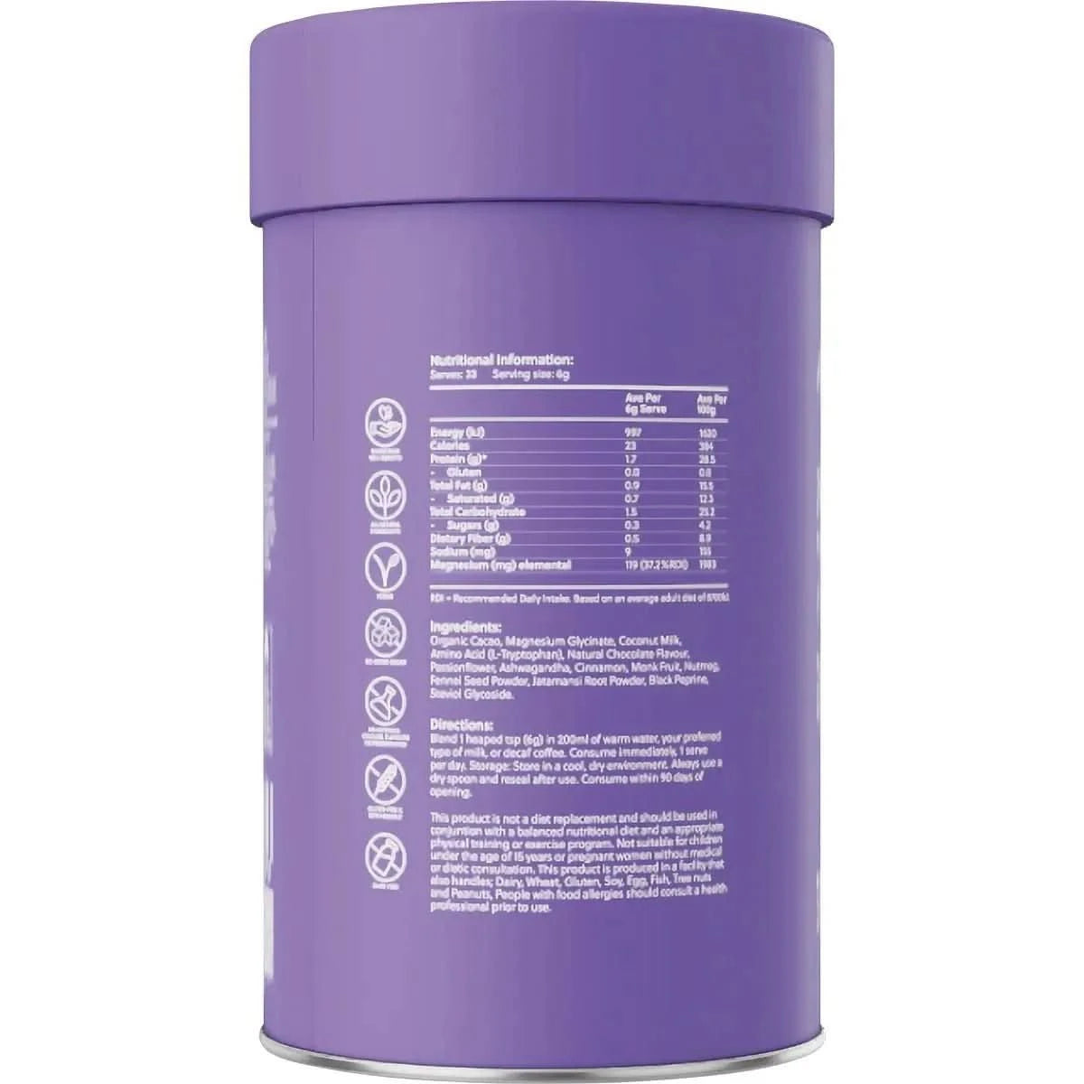 Magnesium Nightly Wellness Drink - Cacao & Chai - 200g - LYTES