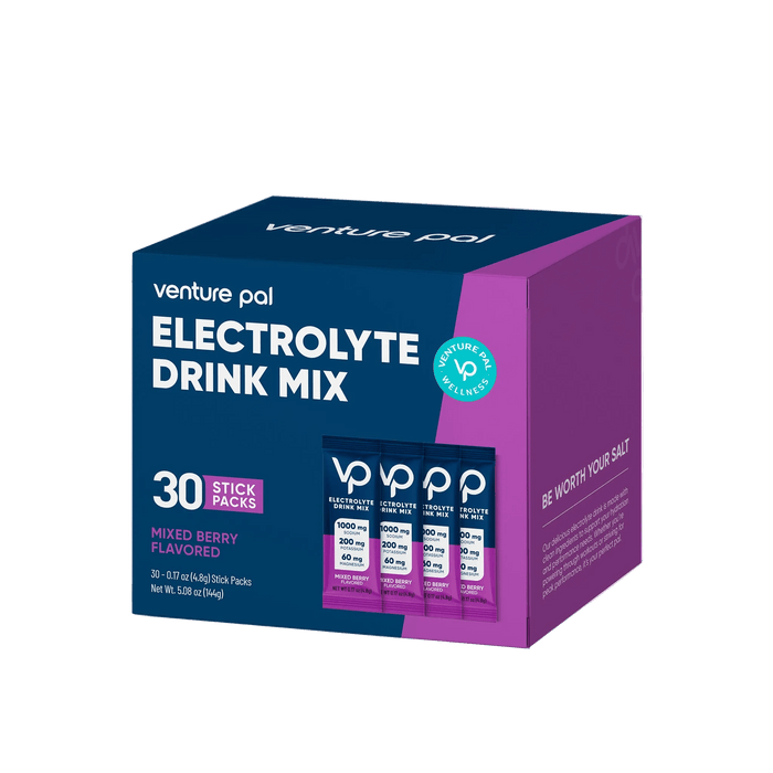 Mixed Berry Electrolyte Drink Mix - 30 Sticks by Venture Pal, hydration powder from Drinks and Electrolytes collections.