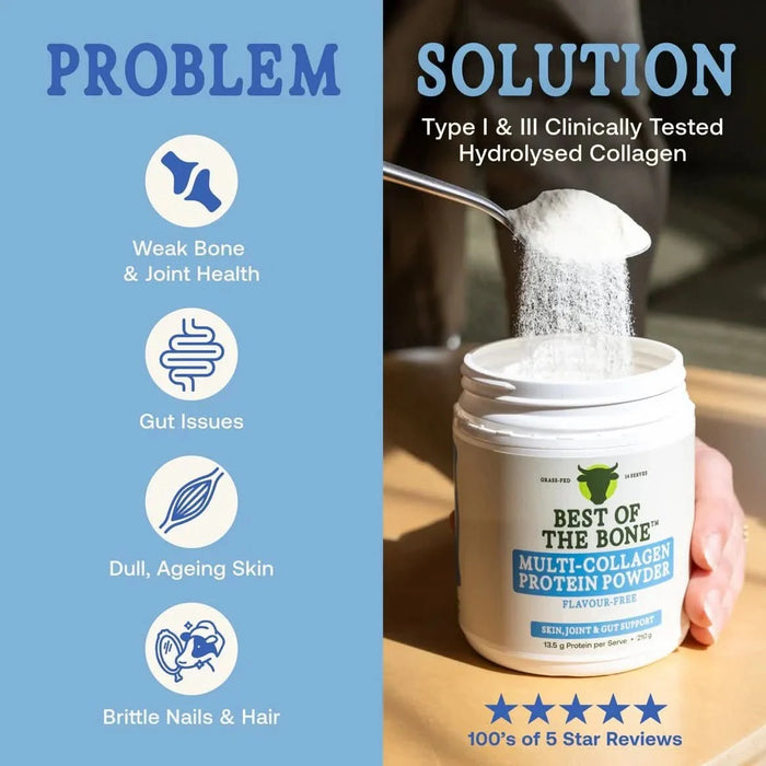 Multi - collagen Protein Peptides - Probiotic Spores - 210g - LYTES