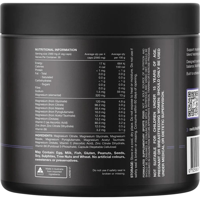 Multi - Mag Perform - Multi - Sourced Magnesium Recovery - 120 capsules - LYTES