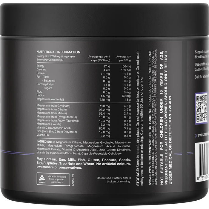 Multi - Mag Perform - Multi - Soured Magnesium Recovery - 120 capsules - LYTES