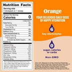 Orange Electrolyte Drink Mix - 90 Serves by Ultima Replenisher, vegan, low carb, functional hydration with 6 key electrolytes