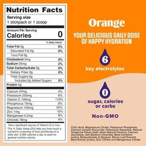 Orange Electrolyte Drink Mix - 90 Serves