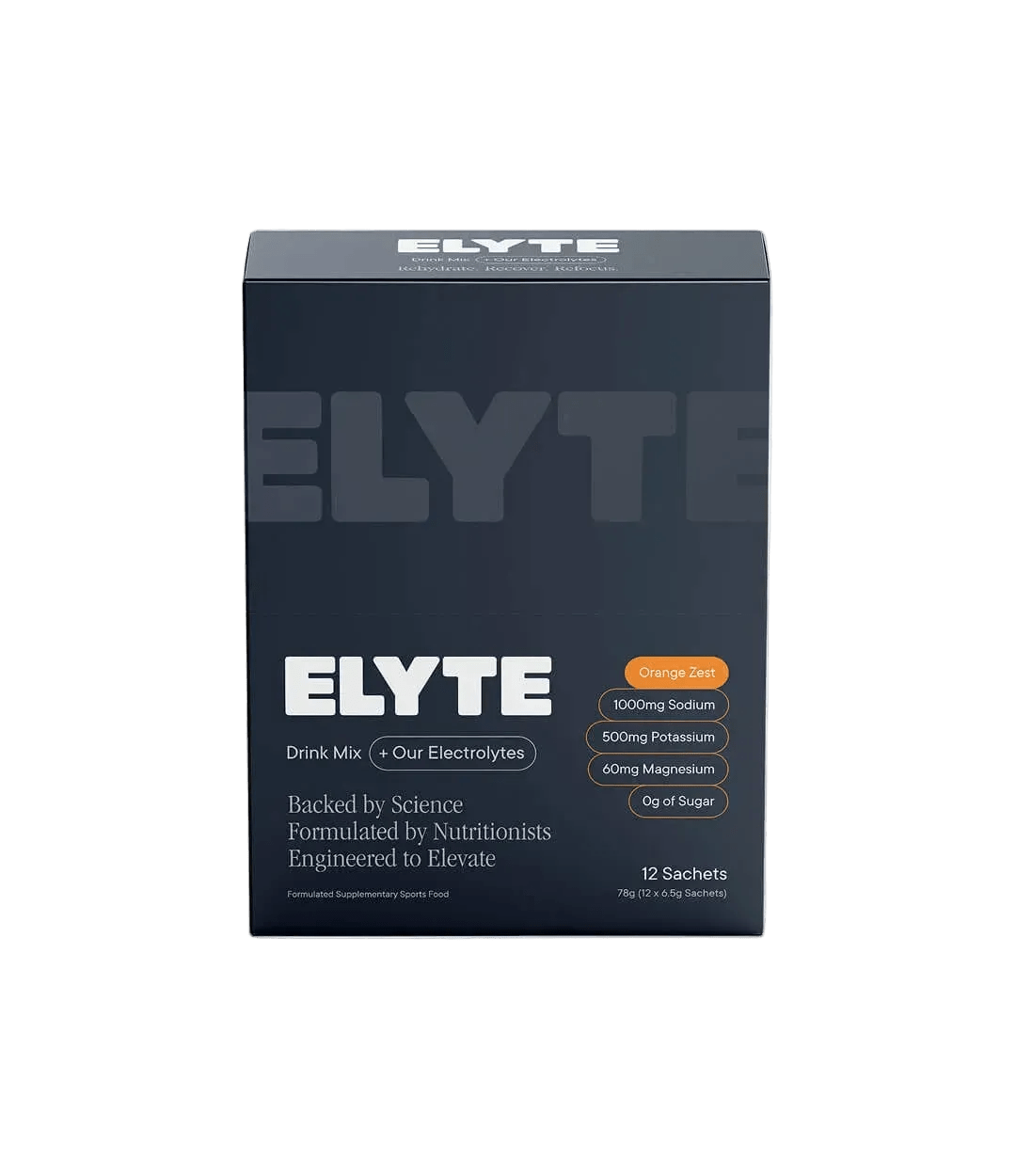 Orange Zest Electrolyte Powder - 12 Sachets